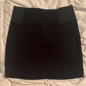 Charlotte Russe black stretch mini.  Size M.